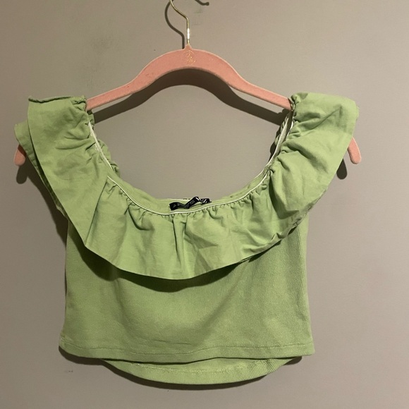 Zara Crop Top‎ size large - Picture 4 of 4